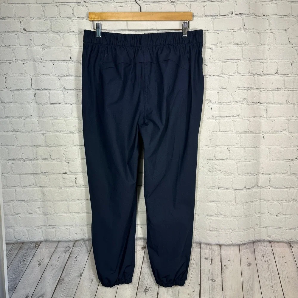 Lululemon Warpstreme High Rise Womens Navy‎ Blue Tapered Jogger Pants 32 LW5EAOS